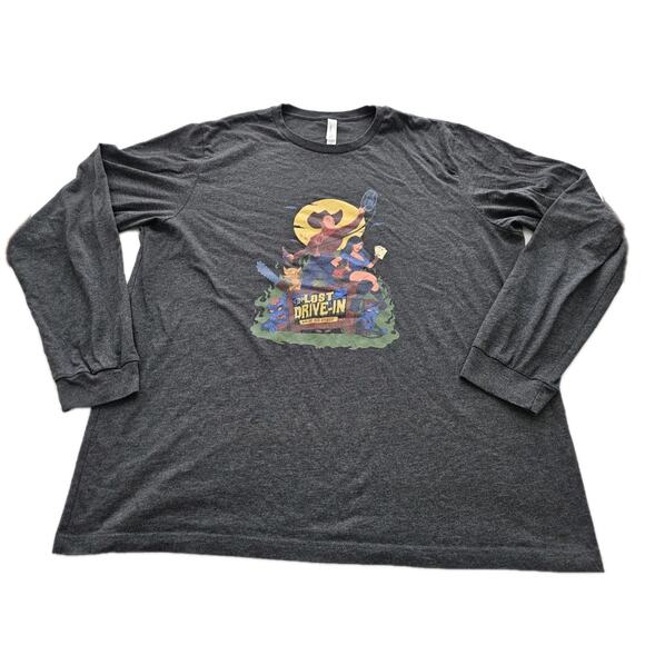 Lost Drive In Long Sleeve Tshirt Joe Bob Briggs Patreon Exclusive Size 2XL XXL - Picture 2 of 11